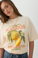 Long Oversized Graphic T-Shirt