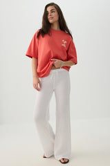 Long Oversized Graphic T-Shirt