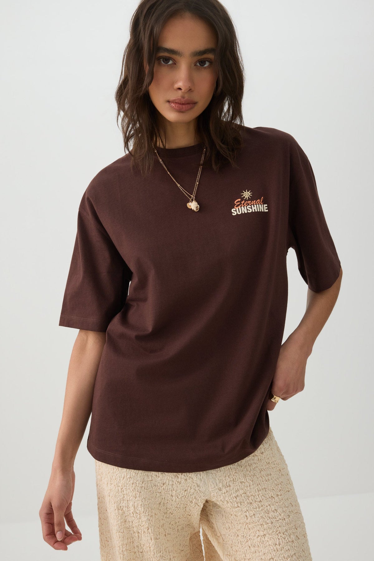 Long Oversized Graphic T-Shirt