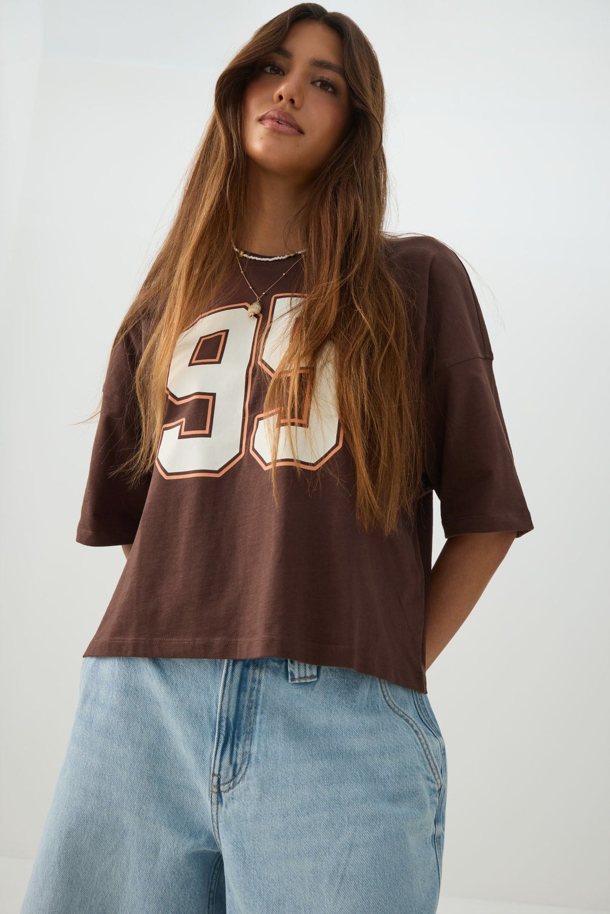 Graphic Drop Shoulder T-Shirt