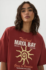 Graphic Drop Shoulder T-Shirt