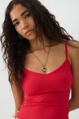 Basic Ribbed Knit Tank Top