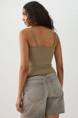 Basic Ribbed Knit Tank Top