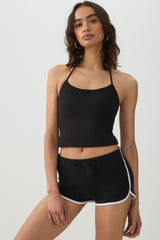 Short Halter Tank Top