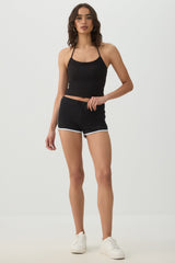 Short Halter Tank Top