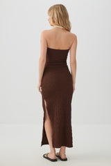 Strapless Midi Dress
