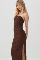 Strapless Midi Dress