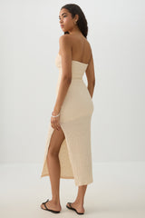 Strapless Midi Dress
