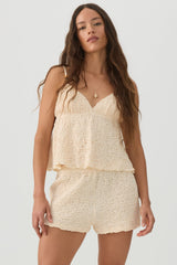 Textured Knit Shorts