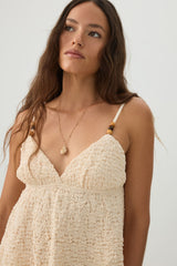 Textured Beaded Tank Top
