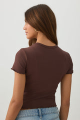 Ultra Crop Rib T-Shirt