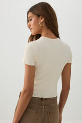 Ultra Crop Rib T-Shirt