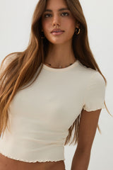 Ultra Crop Rib T-Shirt