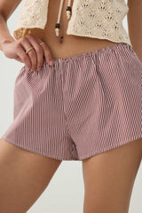 Low Rise Poplin Boxer Shorts