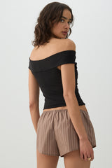 Low Rise Poplin Boxer Shorts