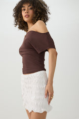 Mini Smocked Skirt