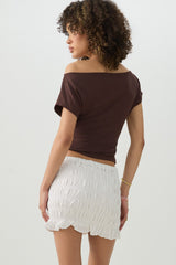 Mini Smocked Skirt