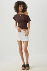Mini Smocked Skirt