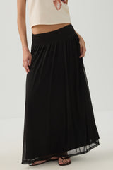 Maxi Mesh Skirt