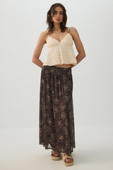 Maxi Mesh Skirt