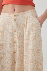 Knit Crepe Maxi Skirt