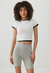 High-Waisted Biker Shorts
