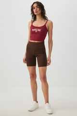 High-Waisted Biker Shorts