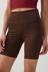High-Waisted Biker Shorts