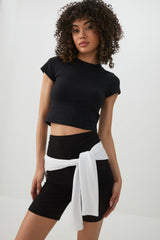 High-Waisted Biker Shorts