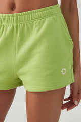 White Knit Shorts