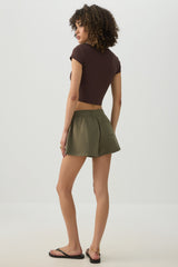 Printed Knit Shorts
