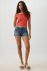 Off Shoulder Lace Top