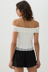Off Shoulder Lace Top