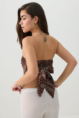 Satin Bandeau Tube Top