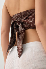 Satin Bandeau Tube Top