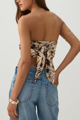Satin Bandeau Tube Top