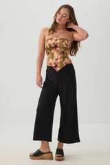 Knit Crepe Culottes