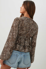 Chiffon Tie Front Top