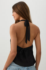 Halter Cowl Tank Top