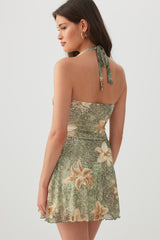 Halter Mini Dress