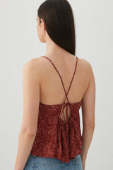Open Back Tank Top