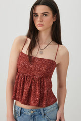 Open Back Tank Top