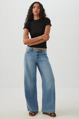 Rib Crew Neck T-Shirt