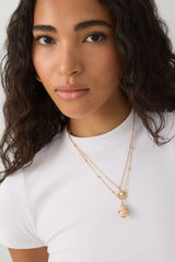 Rib Crew Neck T-Shirt
