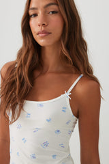 Printed Ultra Soft PJ Tank Top