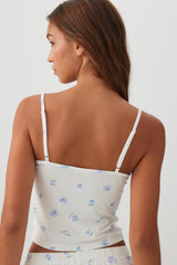 Printed Ultra Soft PJ Tank Top