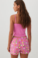 Printed Ultra Soft PJ Shorts