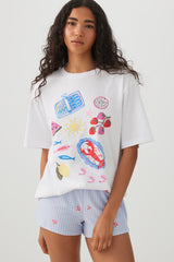 Oversized Graphic PJ T-Shirt