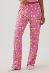 Printed Ultra Soft Straight Leg PJ Pants