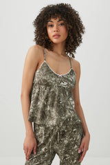 Waffle Knit PJ Tank Top